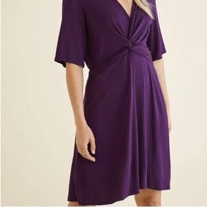 Amour Vert Callie Dress Dark Iris